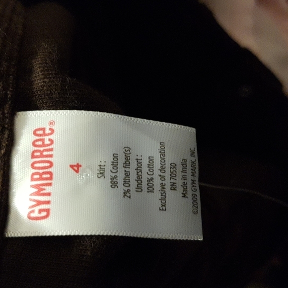 Gymboree girls size 4 Fall Homecoming brown corduroy skirt New - Picture 4 of 5